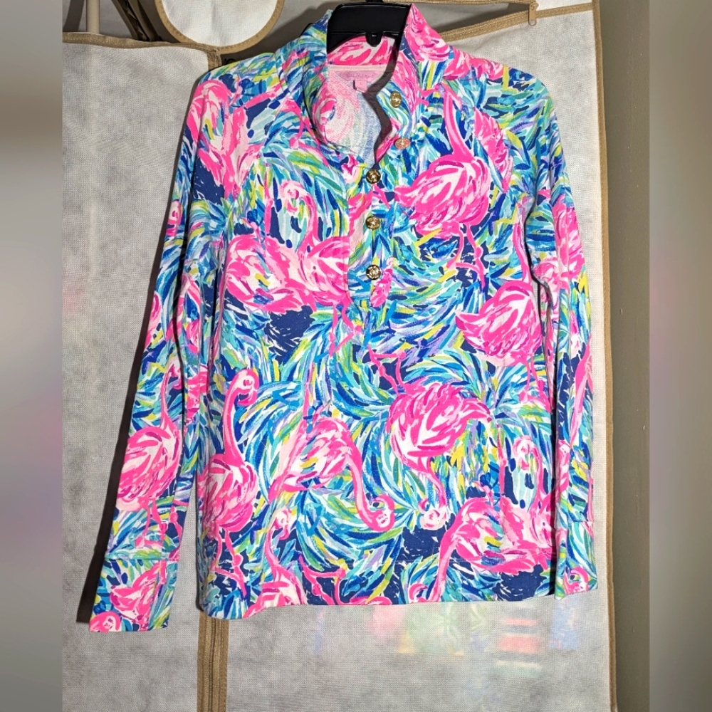 Lilly Pulitzer Flamenco Beach Windsor Popover S